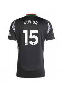 Arsenal Jakub Kiwior #15 Voetbaltruitje Uit tenue 2024-25 Korte Mouw